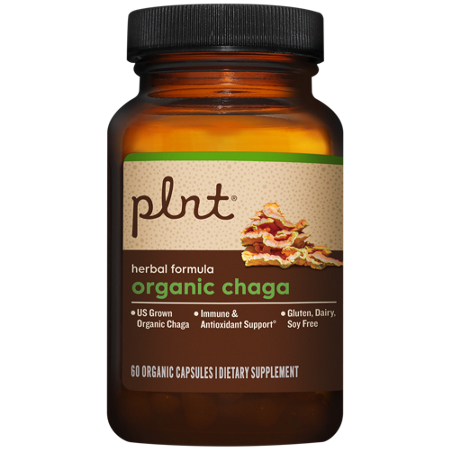 plnt Organic Chaga Mushroom Immune Capsules, alt view 4
