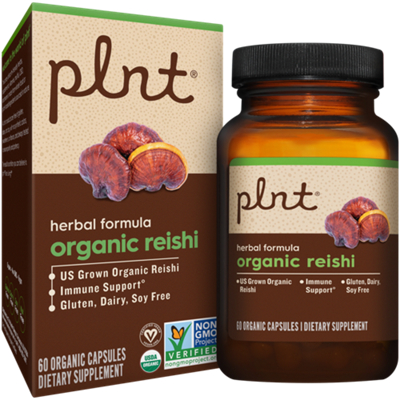 Organic Reishi – Immune Support – 1,000 MG (60 Organic Capsules)