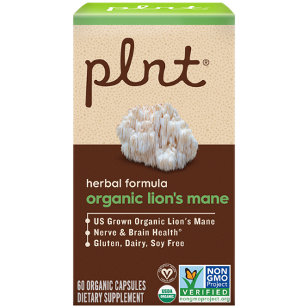 plnt Organic Lions Mane box front