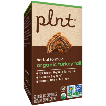 plnt Organic Turkey Tail Herbal Formula box view 7