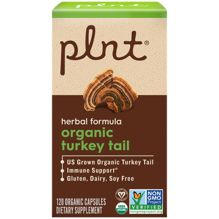 plnt Herbal Formula Organic Turkey Tail box front
