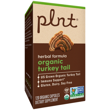 plnt Organic Turkey Tail Herbal Formula box view 7