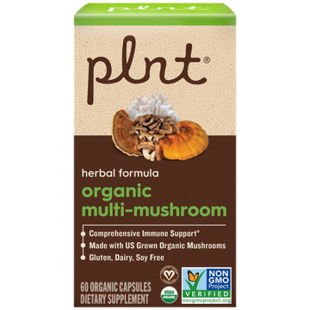 plnt Organic Multi-Mushroom Herbal Formula box view 6