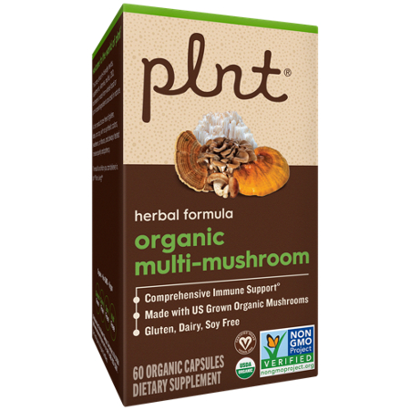 plnt Organic Multi-Mushroom Herbal Formula box view 7