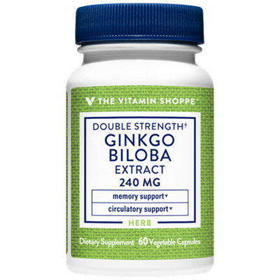 Double Strength Ginkgo Biloba Capsules - 240 MG