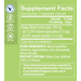 Supplement Facts label for Ginkgo Biloba Capsules 240 MG