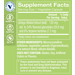 Supplement Facts label for Ginkgo Biloba Extract Memory Support 120 MG