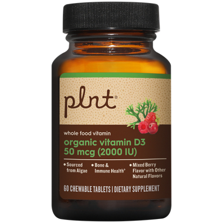 plnt Organic Vitamin D3 Mixed Berry tablets view 4