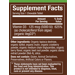 Supplement Facts label for plnt Organic Vitamin D3 125 MCG Mixed Berry