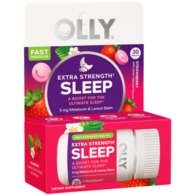 Olly Extra Strength Sleep Fast Dissolves - Strawberry