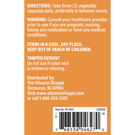 Directions for The Vitamin Shoppe L Arginine 2000 MG Capsules