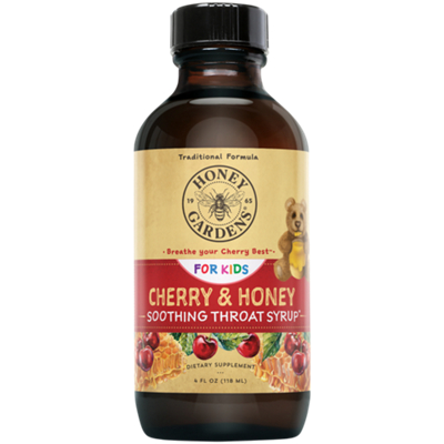 Kids Cherry & Honey Soothing Throat Syrup - Cherry & Honey