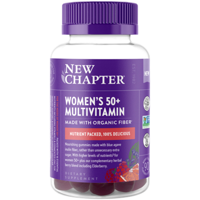 Womens 50+ Gummy Multivitamin with Elderberry - Berry Citrus (90 Gummies)