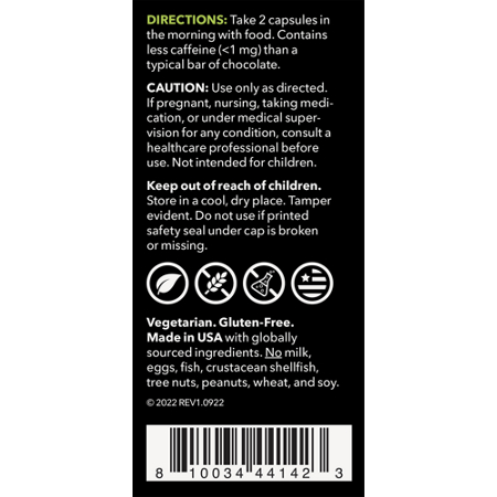 Directions for Life Seasons NeuroQ Performance Smart Thinking capsules