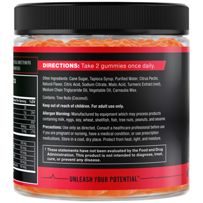 Test X180 Gummies - Boost Testosterone and Maximize Masculinity - Berry Punch (60 Gummies)