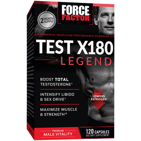 Force Factor Test X180 Legend box front
