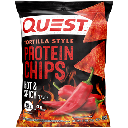 Quest Tortilla Style Protein Chips Hot and Spicy view 4