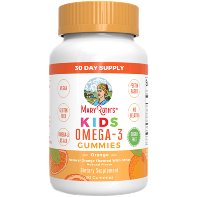 Kid's Omega-3 Gummies - Orange (30 Vegan Gummies)