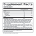 Supplement Facts label for Ancient Nutrition Organic Super Greens Powder