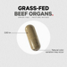 Grass Fed Beef Organs Glandulars capsule view 6