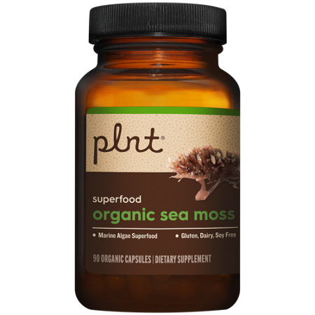 plnt Organic Sea Moss Marine Algae Superfood capsules 900 MG view 4
