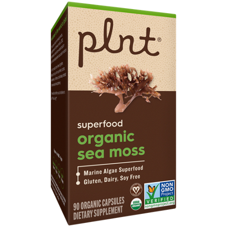 plnt Organic Sea Moss Marine Algae Superfood 90 Capsules view 7