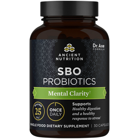 Ancient Nutrition SBO Probiotics Mental Clarity capsules front