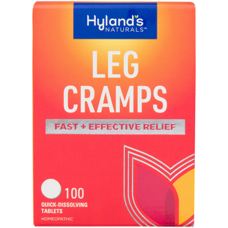 Hylands Naturals Leg Cramps Quick-Dissolving Tablets box front
