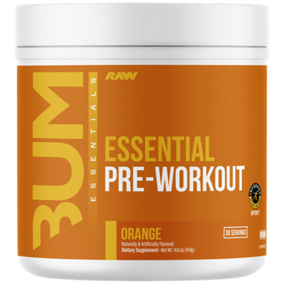 Essential Pre-Workout Powder – Orange (16.2 oz./30 Servings)