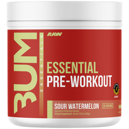 Essential Pre-Workout Sour Watermelon container front