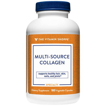 The Vitamin Shoppe Multi-Source Collagen capsules front
