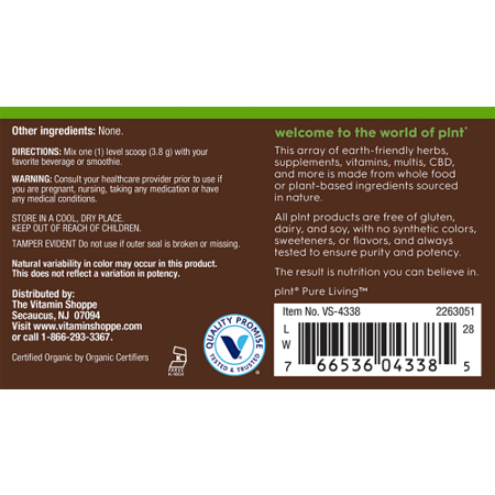 Directions for plnt Organic Sea Moss Powder Marine Algae Superfood