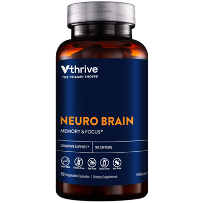 Neuro Brain Health to Support Memory, Focus, & Cognitive Support – Caffeine-Free (30 Vegetable Capsules)