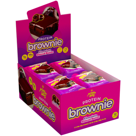 PrimeBites Protein Brownies Chocolate Glazed Donut view 2