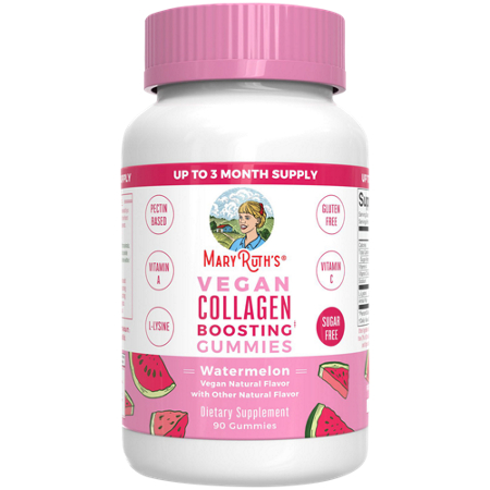 Mary Ruth's Vegan Collagen Boosting Gummies bottle front