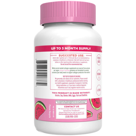 Collagen Boosting Gummies bottle view 4