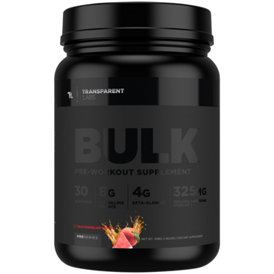 Bulk Black – Elite Pre-Training Formula – Watermelon Peach (1.40 lbs./30 Servings)