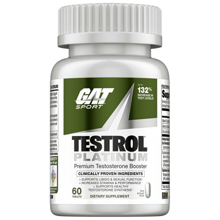 GAT Sport Testrol Platinum Premium Testosterone Booster bottle front