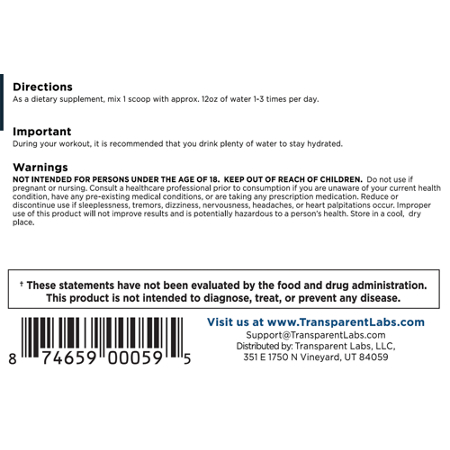 Directions for Hydrate Electrolyte Formula Peach Mango