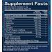 Supplement Facts label for BodyTech Energized Critical Aminos Powder Grape