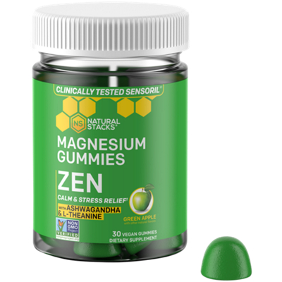 Zen Magnesium Gummies  - Green Apple