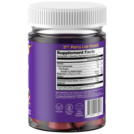 Natural Stacks Sleep Magnesium Gummies alternate view 3