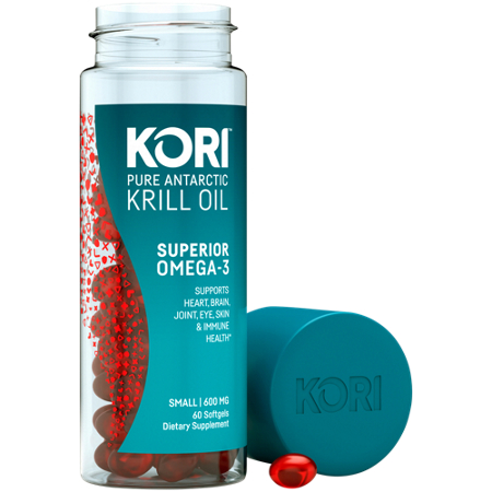 Kori Pure Antarctic Krill Oil Omega-3 softgels view 5
