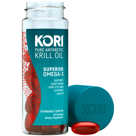 Kori Pure Antarctic Krill Oil softgels 1200 MG view 5