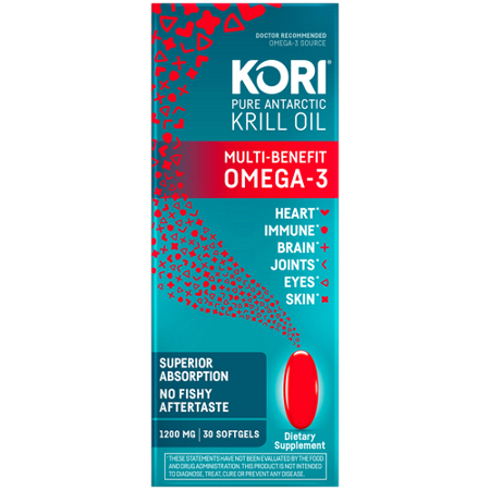 Kori Pure Antarctic Krill Oil Multi-Benefit Omega-3 box view 6