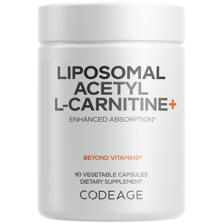 Codeage Liposomal Acetyl L Carnitine capsules front