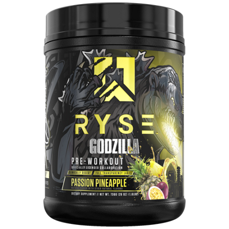 Godzilla Pre-Workout Passion Pineapple container front
