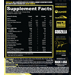 Supplement Facts label for Godzilla Pre-Workout Passion Pineapple