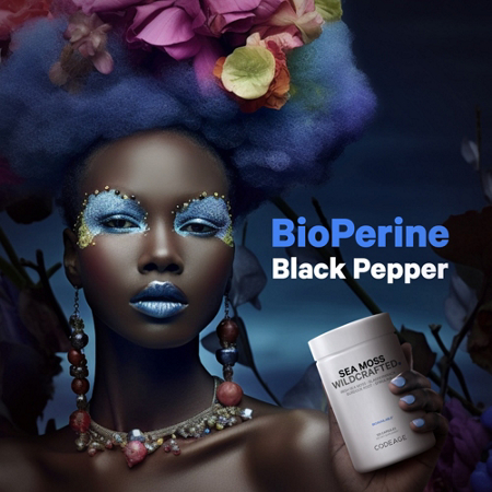 Codeage Raw Wildcrafted Irish Sea Moss capsules view 7