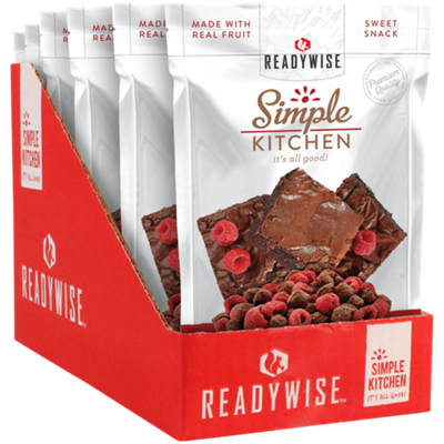 Simple Kitchen Sweet Treats - Raspberries & Brownie Bites